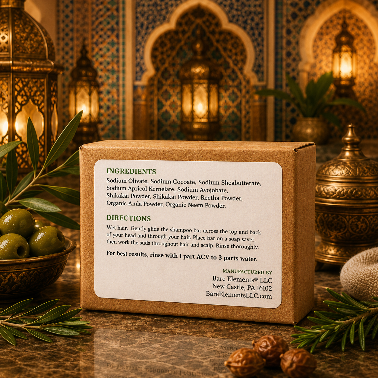 Ayurvedic Shampoo Bar: For Oily-Average | Straight & Fine Hair Types