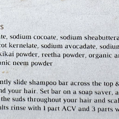 Ayurvedic Shampoo Bar: For Dry-Average | Curly & Textured Hair Types
