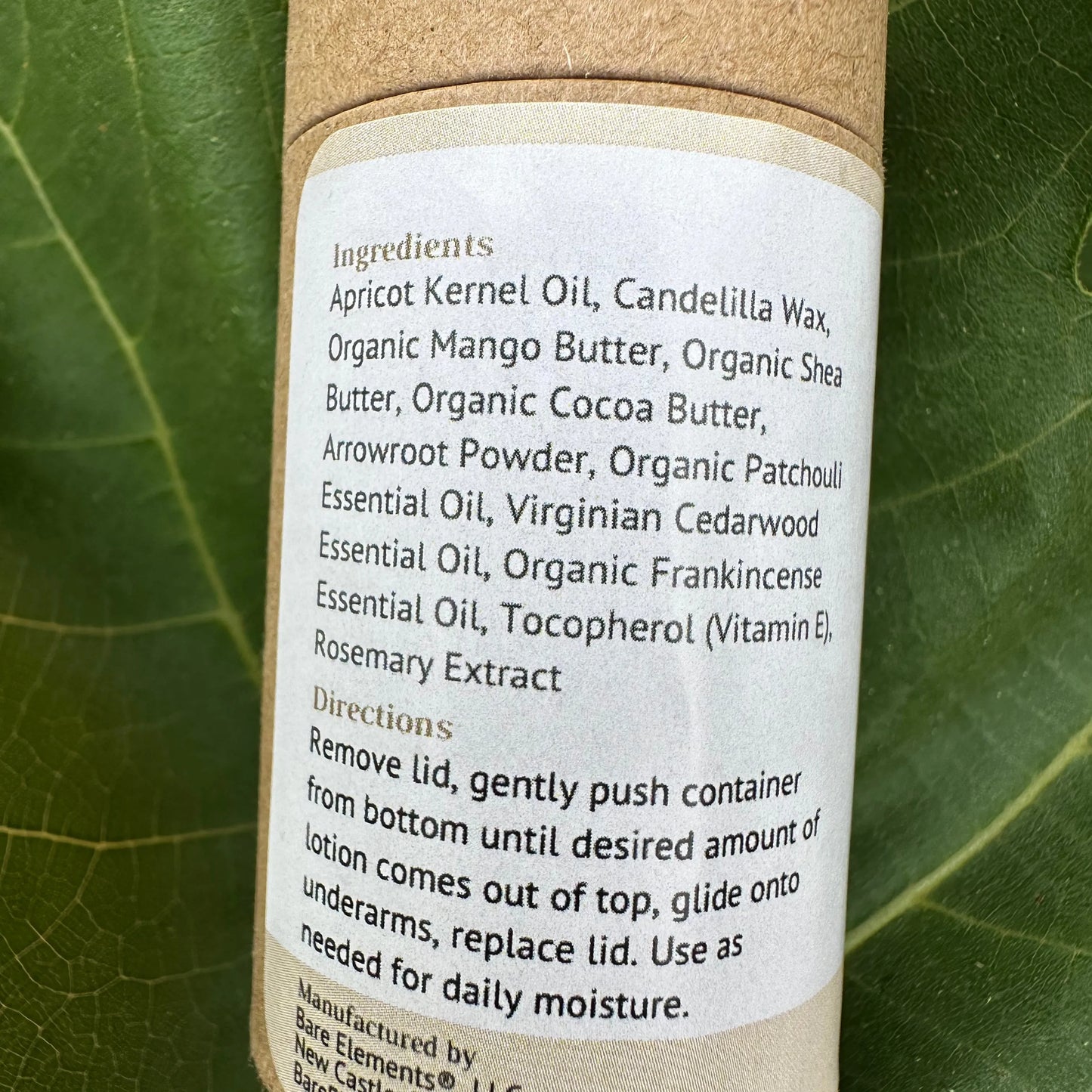 Lotion Stick |Patchouli, Cedarwood & Frankincense