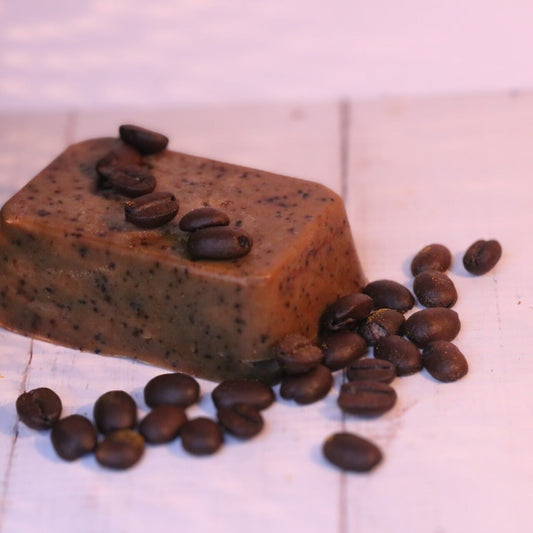 Olive Oil Bar Soap: Mocha & Oats: Exfoliating with Coffee & Oatmeal