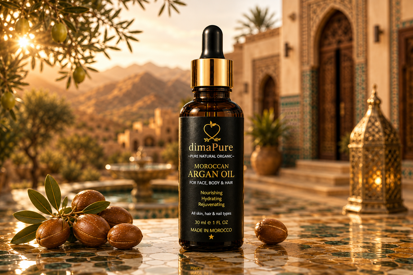 Organic Moroccan Argan - 1 Oz