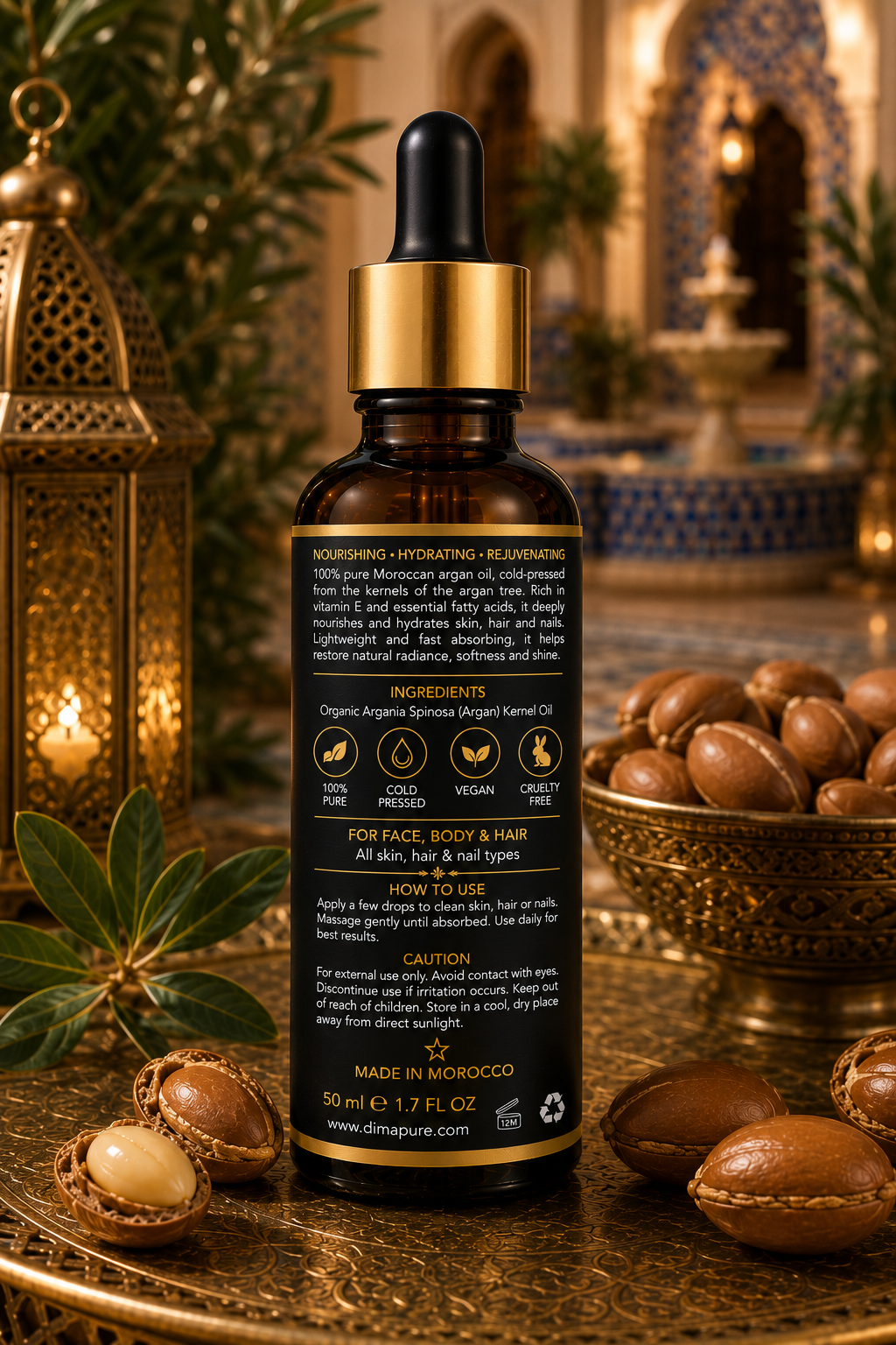 Organic Moroccan Argan - 1 Oz