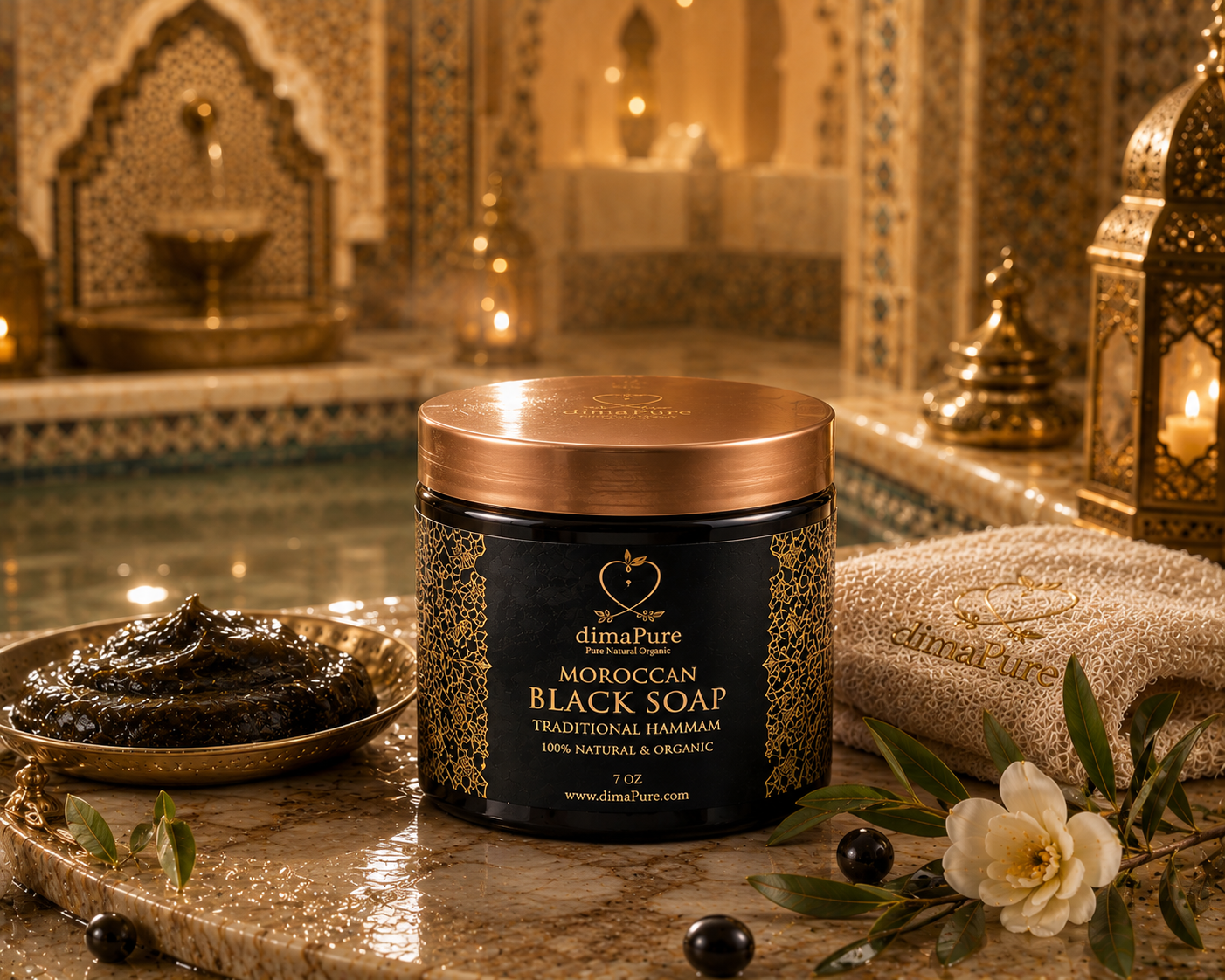 Moroccan black soap