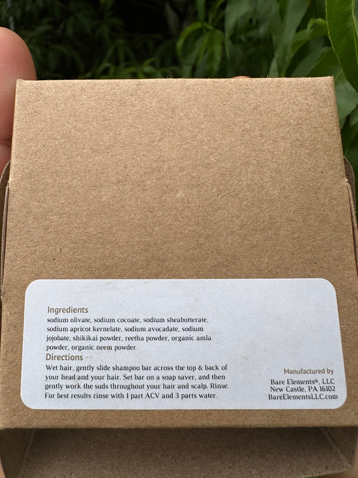 Ayurvedic Shampoo Bar: For Dry-Average Curly & Textured Hair Types