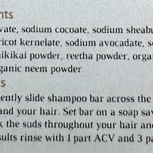Ayurvedic Shampoo Bar: For Oily-Average | Straight & Fine Hair Types