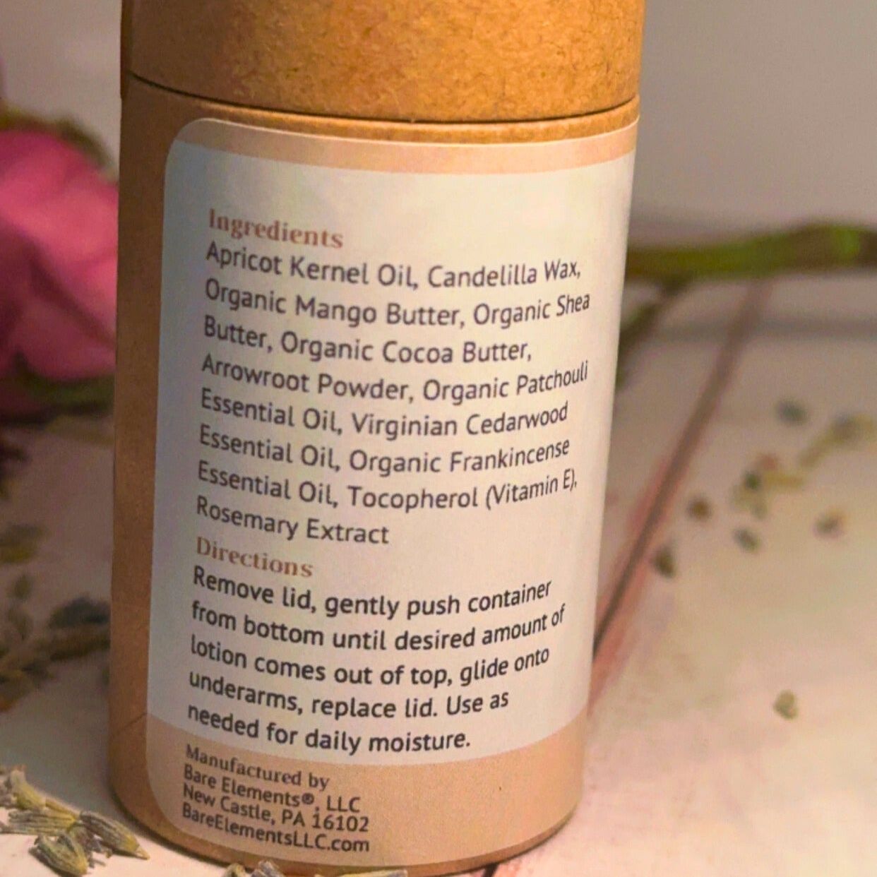 Lotion Stick |Patchouli, Cedarwood & Frankincense