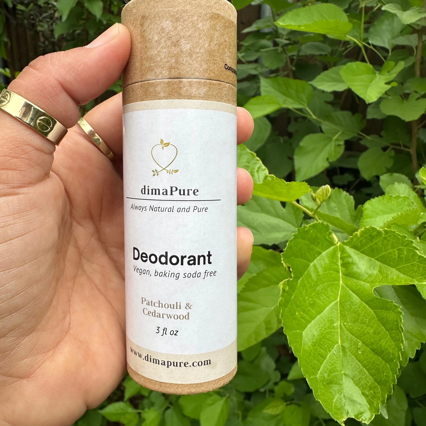 Deodorant | Vegan - Zero Waste: Patchouli & Cedarwood