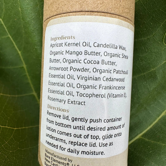 Lotion Stick |Patchouli, Cedarwood & Frankincense