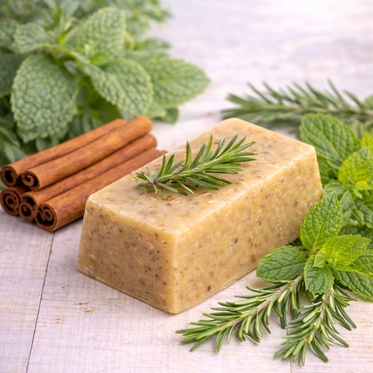 Cinnamon, Spearmint & Rosemary Bar Soap