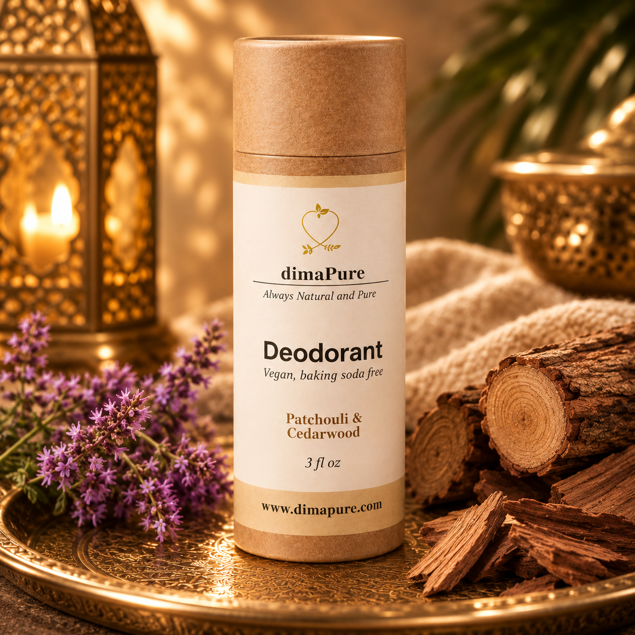 Deodorant | Vegan - Zero Waste: Patchouli & Cedarwood